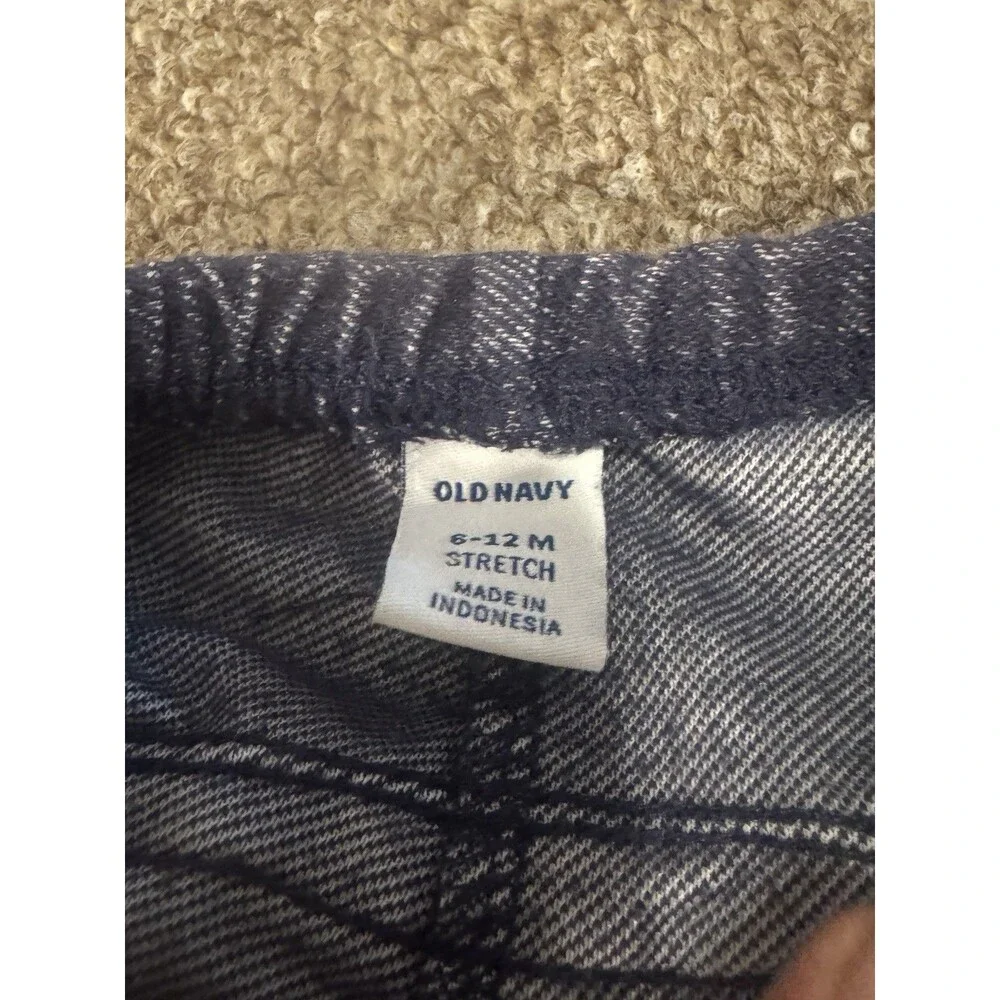 Baby Girl Toddler Dark Wash Stretch Jeans Size 12 Months Old Navy Carters Lot 2